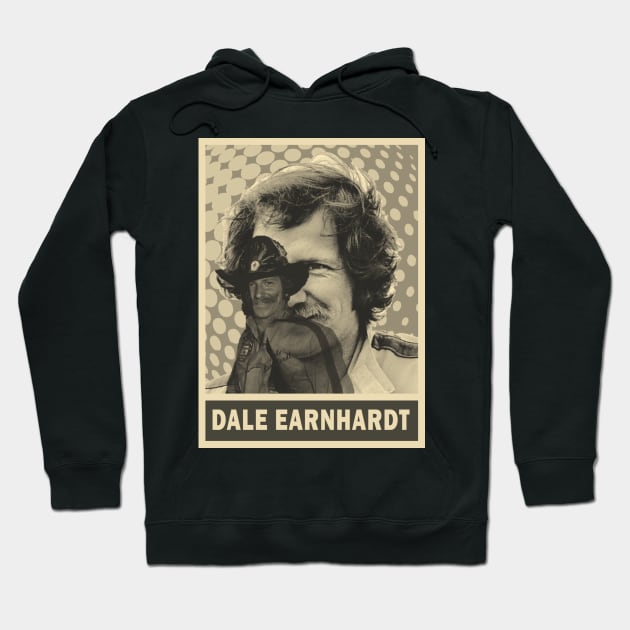 brown cream Dall Earnhardt Hoodie by oeyadrawingshop